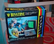 Vintage Binatone retro games console