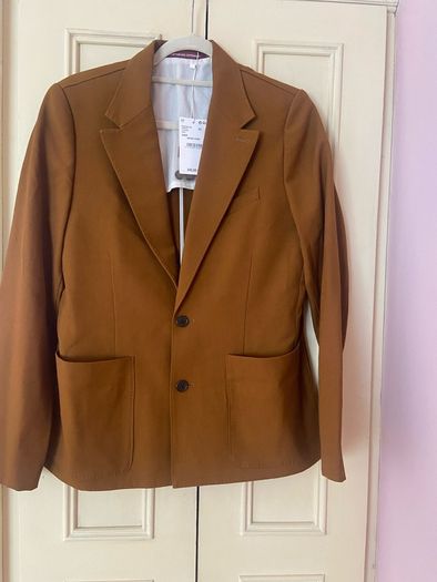 Comptoir Des Cotonnoirs Warm Camel Dry Wool Blazer & Trousers Suit