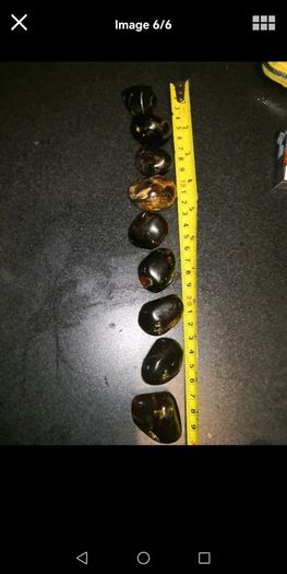Ultra rare large blue Baltic amber 30+ct