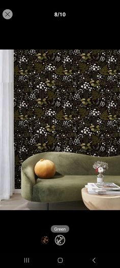 wallpaper sticker floral woodland