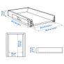 IKEA Maximera drawer low white 40x60 cm Image 3