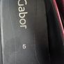 Gabor burgundy patented loafer shoes Image 4