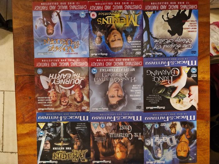 25 Magic & Fantasy newspaper DVDs in excellent condition