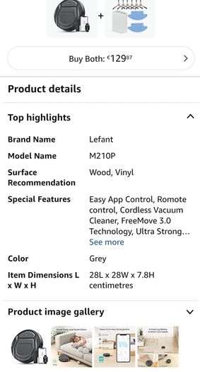 Lefant  robotic hoover