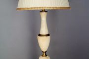 Mid-century italian brass &amp; marble lamp