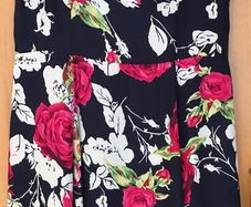 Size 12 Navy Floral Dress