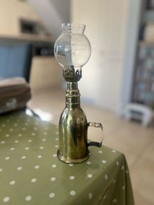 Antique French Oil Lamp