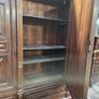 Huge Antique Breakfront Armoire Triple Wardrobe Image 5