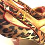GUESS Leopard Print and Red Patent High Heels Sz 5UK Image 3