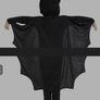 Kids Halloween Costume, Girls/ Boys Black Jumpsuit Connect Wings Image 2