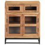 Sideboard 60x35x70 cm Solid Acacia Wood Image 4