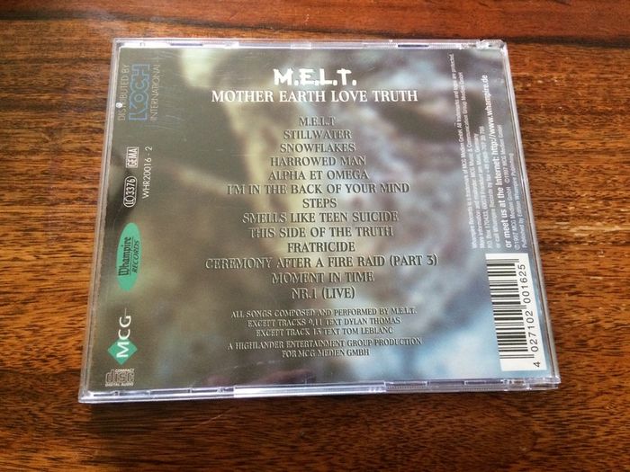 M.E.L.T.  Mother Earth Love Truth CD