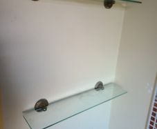Bathroom Glass Shelves