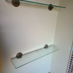 Bathroom Glass Shelves
