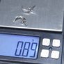 Vintage French 9ct White Gold Diamond Earrings 375 Hallmarked Image 3