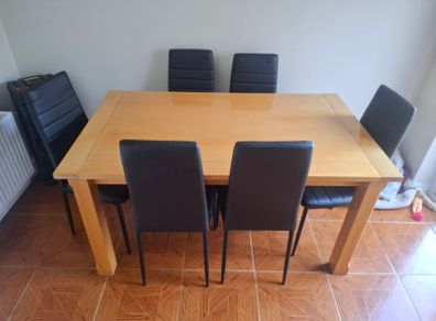 Dinning table 6 chairs