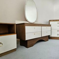 1960s vintage art deco dressing table