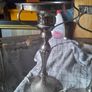 vintage pair of silver plate lamps Image 3