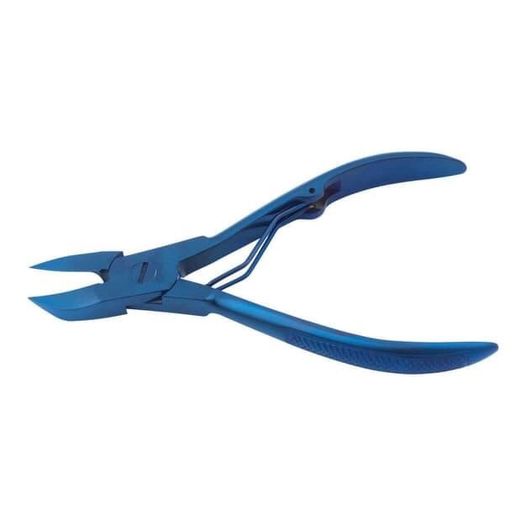 Nail Cuticle Nipper Toe Manicure Scissors Nail Art Clipper Cutter (10.5cm, Blue)