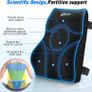Lumbar Support Cushion, Memory Foam Back Support Cushion Lumbar Support for Office Chair, Car Seat, Recliner, with Extension Strap and Mesh Cover Image 3