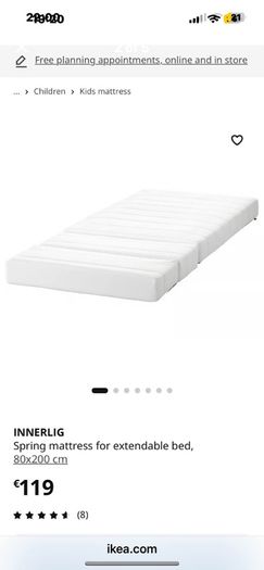 IKEA extendable bed