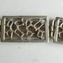 Vintage Sterling Silver 925 Bangle Moonstone Bracelet length 8,5" - 50,02g Image 6