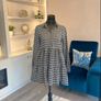 Ladies Black & White Check Dress from Zara. Size Xs UK 6 / EU 34 Image 2