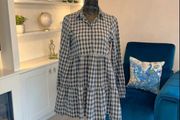 Ladies Black &amp; White Check Dress from Zara. Size Xs UK 6 / EU 34