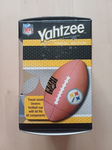 Yahtzee Dice Game NFL Pittsburgh Steelers American Football Travel Edition