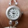 Vintage INDURO Watch for Women, Sterling Silver Bracelet Watch, Handmade 925 Sterling Silver Watch, Watch for Her Birthday Gift, Ladies Watch Japan Made (Works well, fresh battery) Image 5