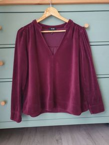 Me+em Velvet Jumper Size Uk 16