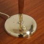 Vintage Swedish Metal, Brass and Teak Table Lamp Model 8453 by Borens, 1940/1950s Image 4