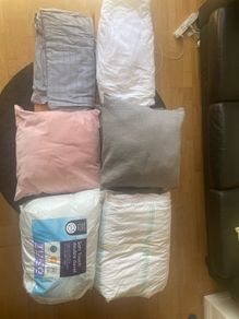 Duvet, linen and scatter cushion bundle