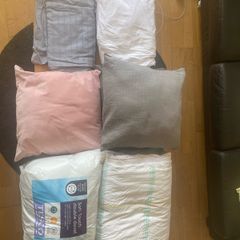 Duvet, linen and scatter cushion bundle