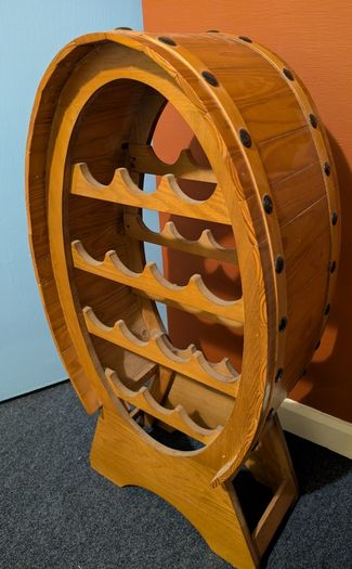 Freestanding wine rack