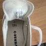 Converse white leather trainers Image 7