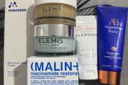 Elemis, augustinus bader, dr sam, moussse, malin plus