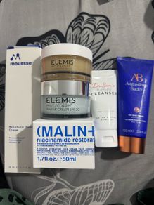Elemis, augustinus bader, dr sam, moussse, malin plus