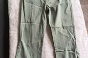 Green Cropped trousers