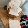rocking chair and footrest Image 2