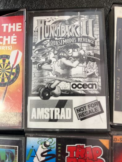 Vintage Amstrad CPC 464 Cassette Game Job Lot (8 Tapes - Bundle)