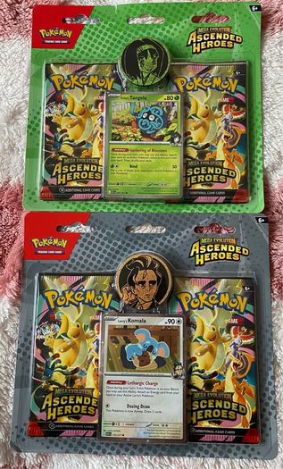Pokemon Mega Evolution: Ascended Heroes Erika/Larry 2-Pack Blister