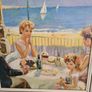 Print of A Sea View in wooden Frame Image 2