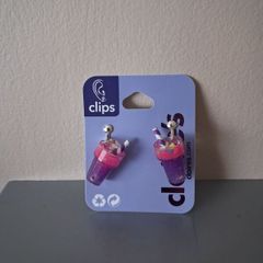 Claire's Clip-on Earrings Milkshakes
