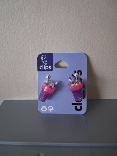Claire's Clip-on Earrings Milkshakes