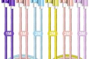 Charger Cable, Lightning Cable 6Pack [1M/2M/3M] Apple MFi Certified iPhone Cable Braided Long iPhone Charger USB Fast Charging Lead for iPhone 14 13 12 11 Pro Max Xr X 8 7 6 Plus iPad and More (FREE POSTAGE)