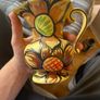 1930s Ditmar Urbach Hand Painted Art Deco Jug  Czechoslovakia Image 2
