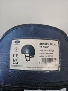 Horde Riding Hat Black Kids