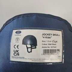 Horde Riding Hat Black Kids