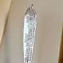 Rare piece 1861-1862 UK Sterling silver ornate fish cutlery set Image 2
